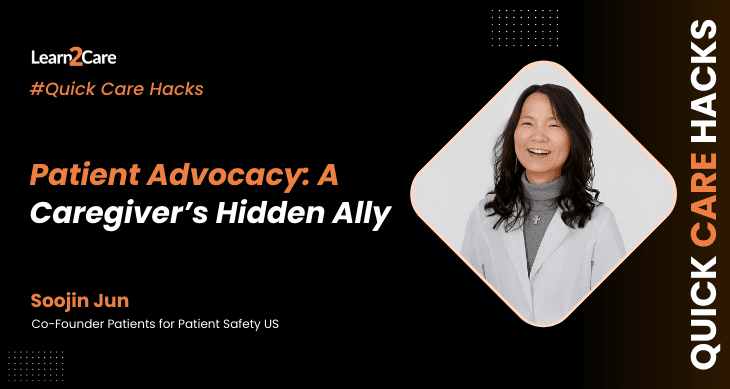 Soojin shares patient advocacy tips to help caregivers